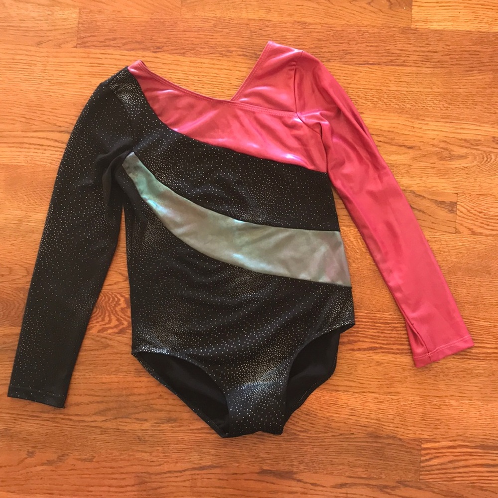 Starlight Teal Magenta Leotard